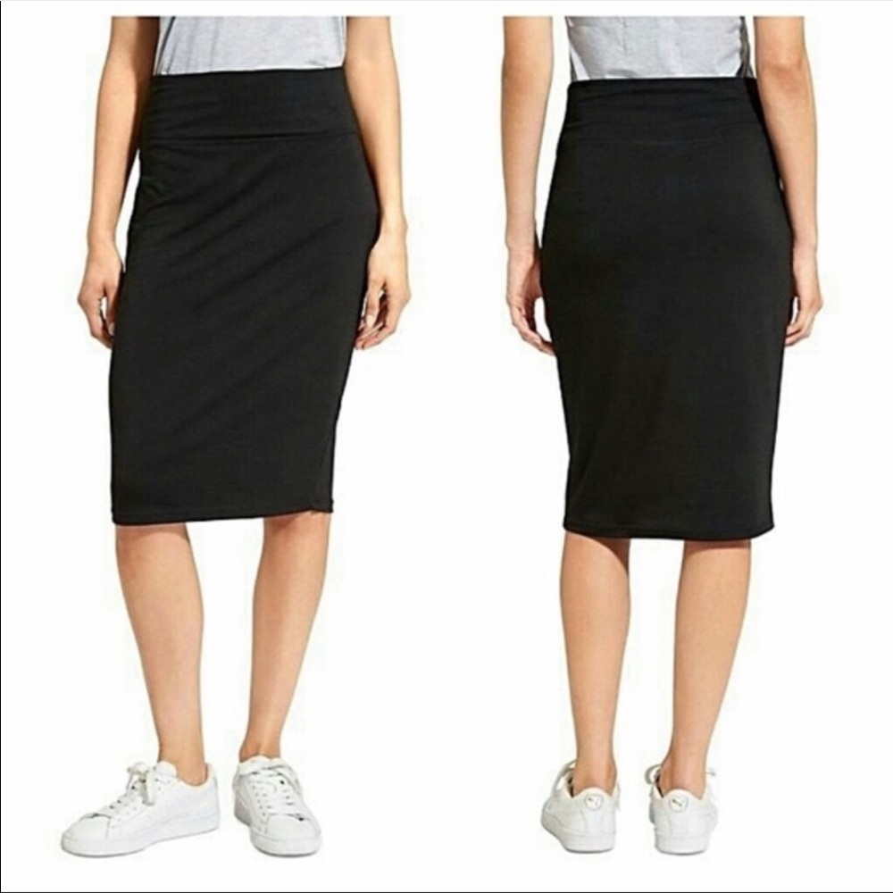 Athleta Black Pencil Skirt